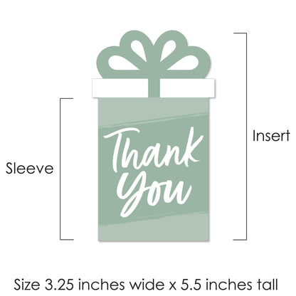 Big Dot of Happiness Assorted Elegantly Simple - Guest Party Favors Money and Gift Card Sleeves - Nifty Gifty Card Holders - Set of 8