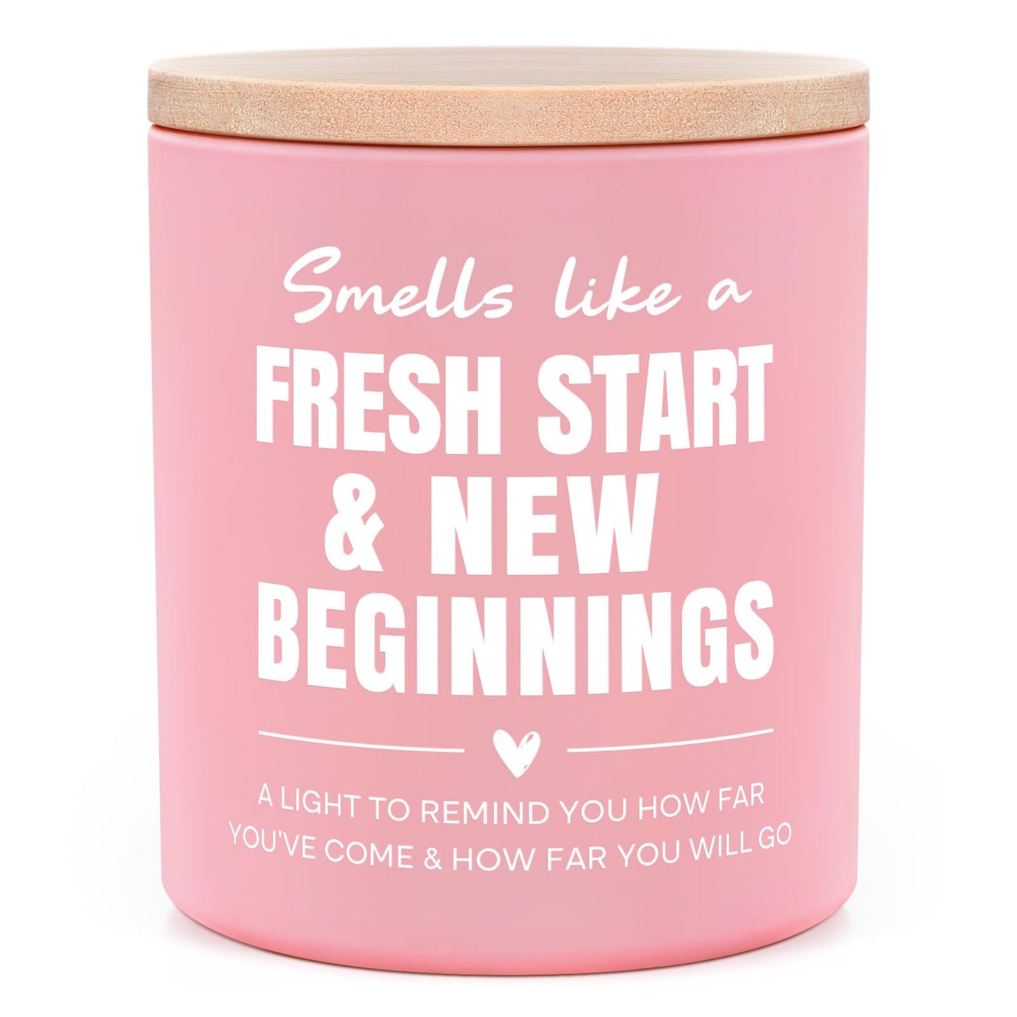 Afterprints New Beginnings Scented Candle 10oz, Divorce Breakup Gifts for Women, Inspirational, Encouragement & Cheer Up Gifts for Friends, Coworkers, Graduation, Promotion, Housewarming