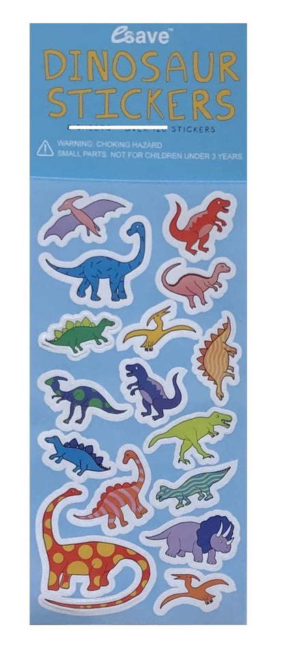 Unique Bluey Birthday Party Supplies Bundle includes 3 Large Plastic Party Favor Tote Bags 13" x 11" and 1 Dinosaur Sticker Sheet