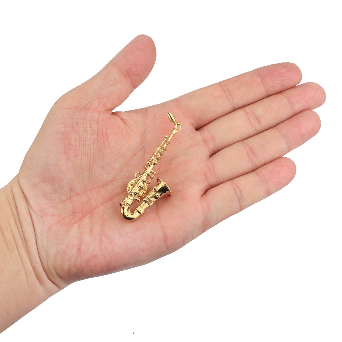 Miniature Musical Instrument Fashion Lapel Pin Mini Musical Instrument Brooch Model with Red Velvet Lined Instrument Case Christmas Birthday Gifts Decoration and Ornament for Men and Women