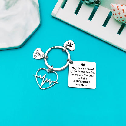 Xiahuyu CNA Thank You Gifts Certified Nursing Assistant Keychain CNA Student Graduation Gift Certified Nursing Assistant Appreciation Gifts Leaving Christmas Birthday Retirement CNAWeek Gift