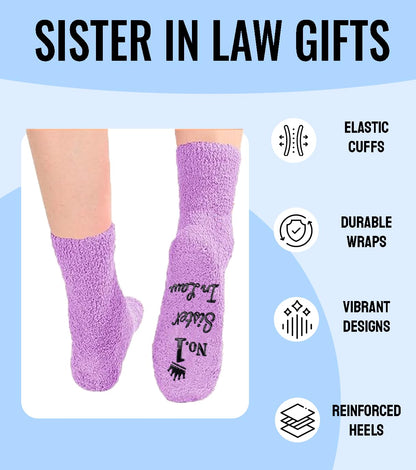 Sister in Law Gifts, Sister in Law Socks for Women, Christmas Gifts