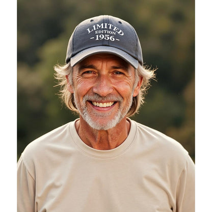 70th Birthday Gifts for Men Women, 70 Year Old Gifts Ideas, Washed Cotton Embroidered Baseball Cap Adjustable