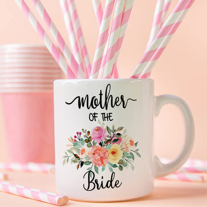 Mother Of The Bride Gifts Coffee Mug,Wedding Gifts For Mother Of The Bride From Son In Law,Daughter,11oz Tea Cup
