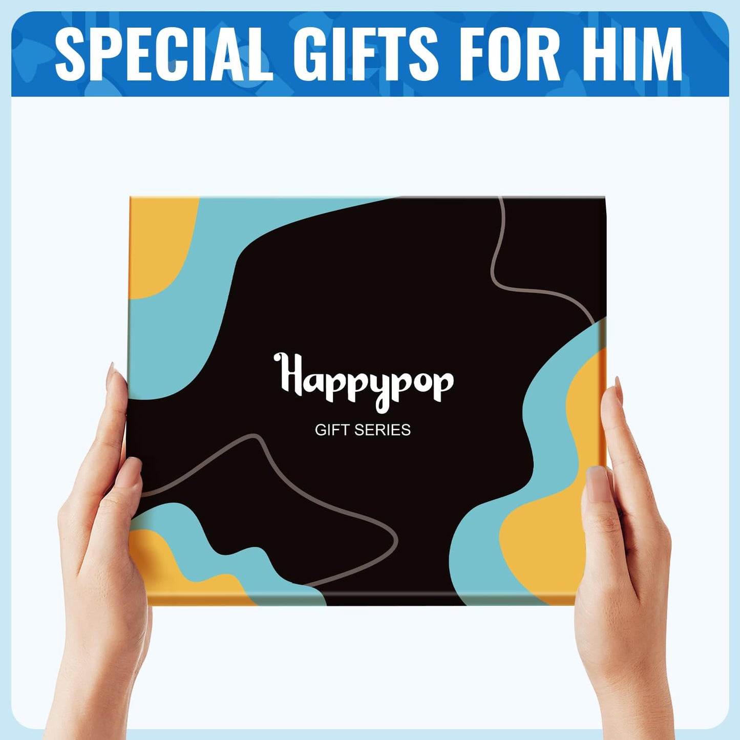 HAPPYPOP Novelty Family Gifts - Gifts for Big Bro Dad Uncle, Funny Socks for Him