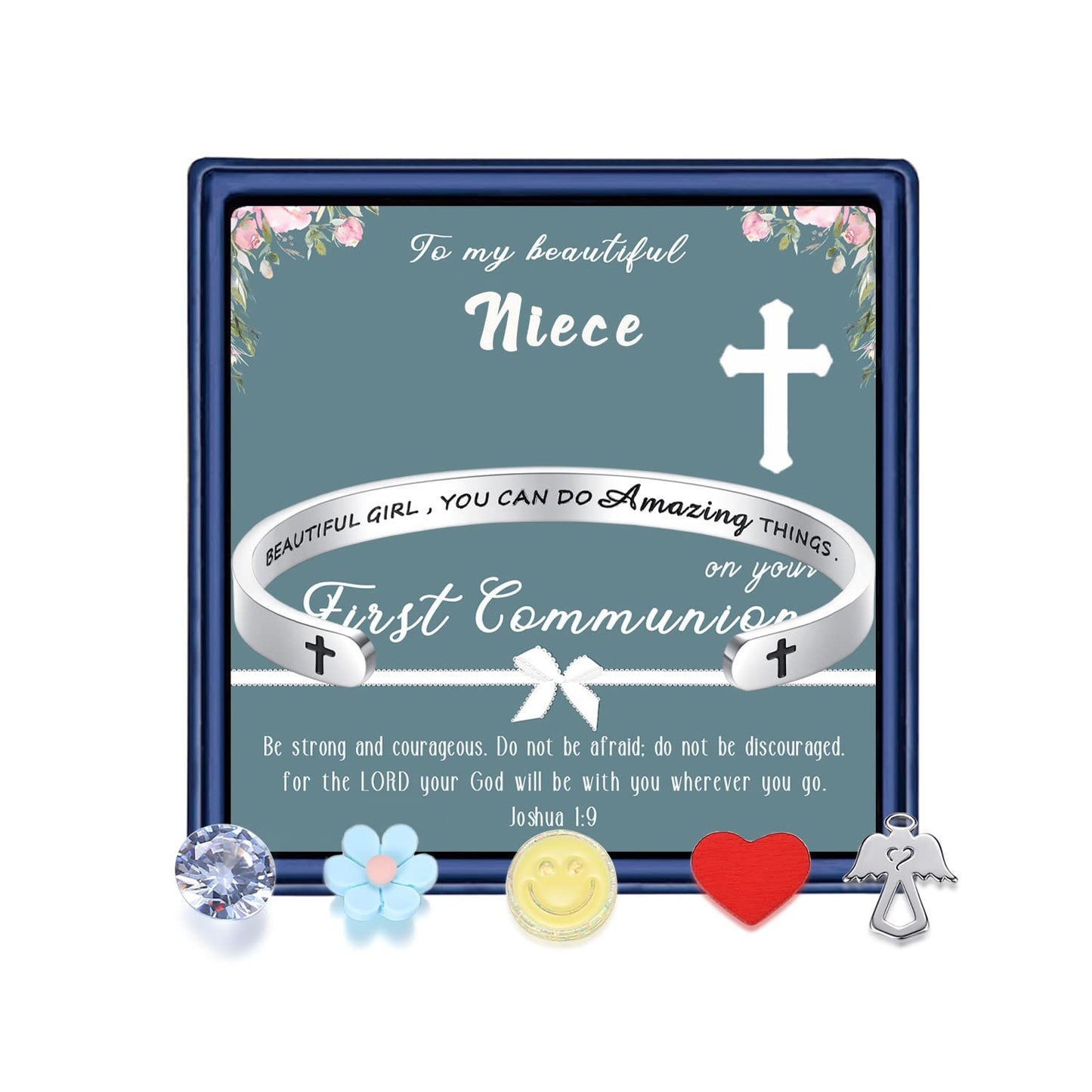 SAM & LORI Confirmation Gifts/First Communion Gifts-Bracelet for Goddaughter Daughter Niece Granddaughter