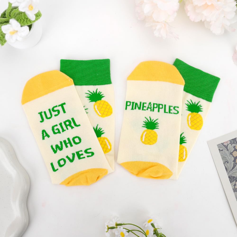 Gifts for Women Girl,Fruit Funny Socks - Christmas Birthday Fruit Gifts for Teen Girl Girlfriend Sisters Daughter