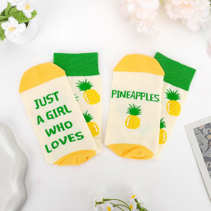 Gifts for Women Girl,Fruit Funny Socks - Christmas Birthday Fruit Gifts for Teen Girl Girlfriend Sisters Daughter