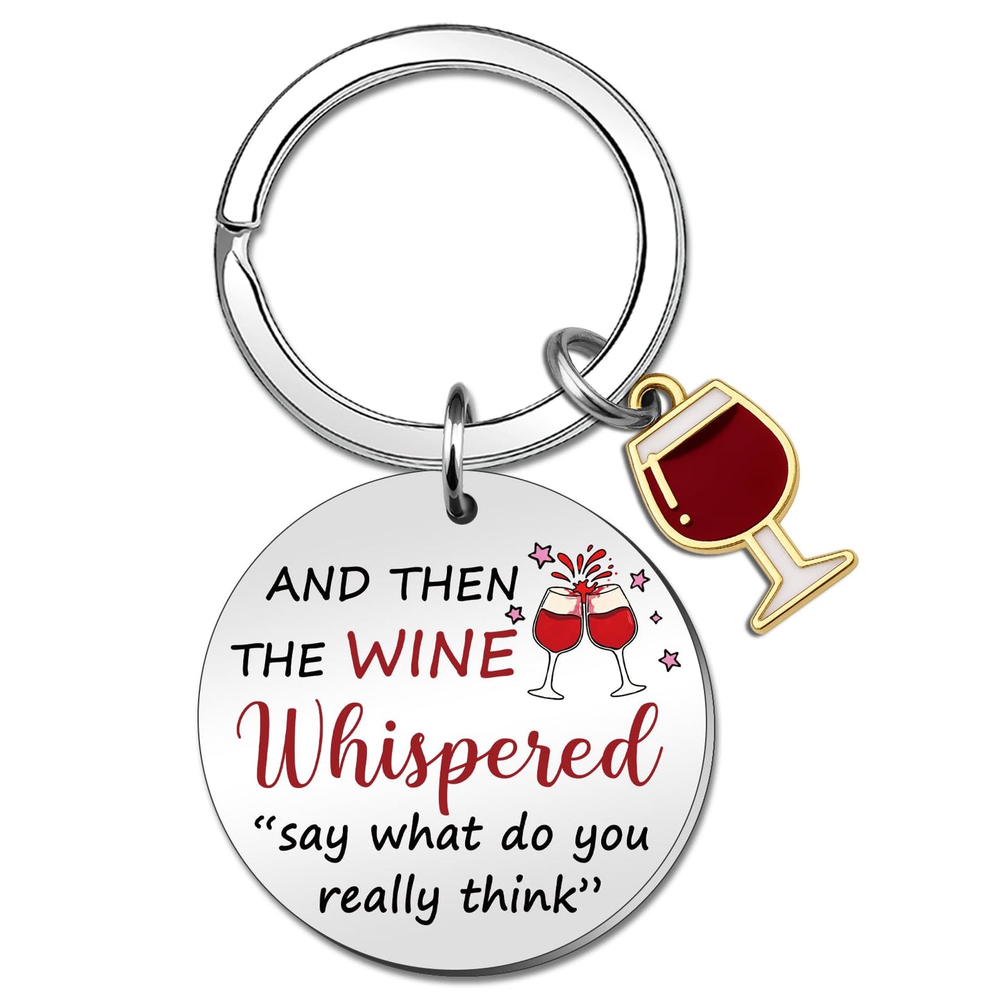 Wine Gifts For Women Men Wine Accessories For Wines Lovers Funny Wines Themed Gifts Funny Keychain Birthday Christmas Gift For Friends Stocking Stuffers For Adult