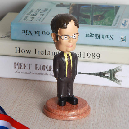 Cleaky Dwight Schrute Bobblehead for Dunder Mifflin, The Office Merchandise, The Office Gifts for Office Fans, The Office Bobblehead, The Office TV Show Gifts