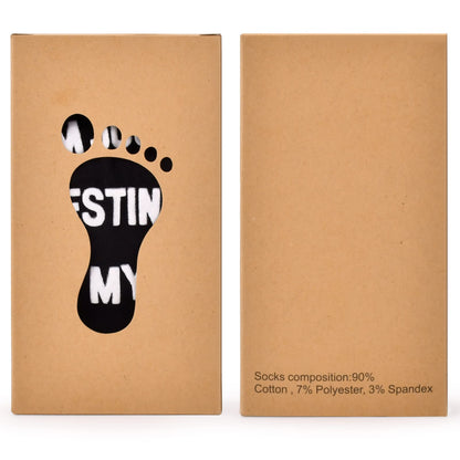 FilmHOO Birthday Gifts for Men Fathers Day Dad Gifts for Dad from Daughter Son Wife Easter Mens Funny Socks for Him