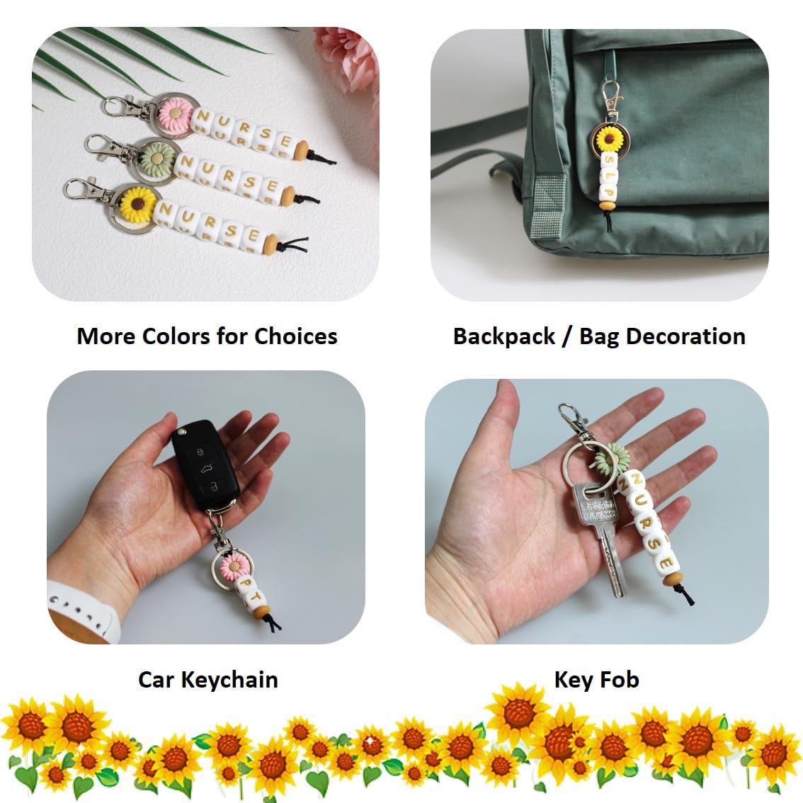 2026 Graduation Back to School Gifts, Appreciation Retirement Jewelry Gifts, Medical Silicone Keychain for Birthday Christmas