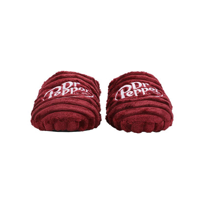 Packed Party Dr Pepper Logo Adult Red Scuff Slippers
