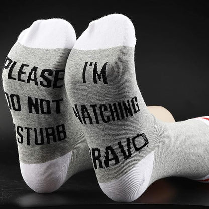 GJTIM 2PAIRS Funny Quote Inspired Socks TV Show Novelty Socks for Men Women