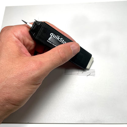 QuikStaff Musicians Pen - Draws a 5 Line Music Staff on Any Blank Paper UPDATED