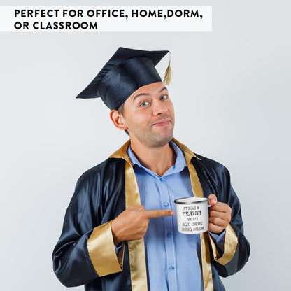 Andaz Press 11oz. Graduation Stainless Steel Campfire Coffee Mug Gift, My Degree In Psychology Makes Me Highly Qualified To Judge Everyone, 1-Pack Psychology Mugs Psychiatrist Mug