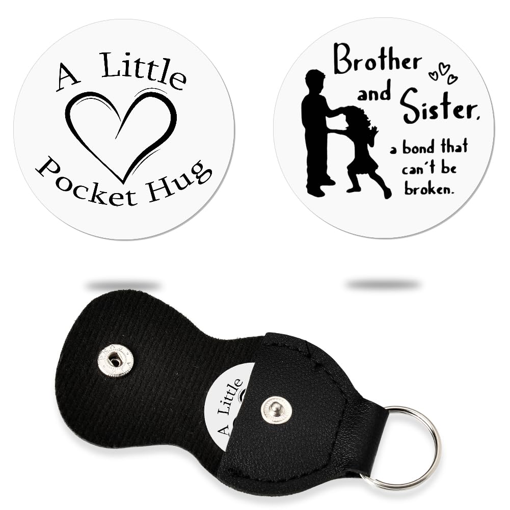 Sisadodo Pocket Hug Token Long Distance Relationship Keepsake Gifts for Son Daughter Birthday Christmas Gifts for Women Men
