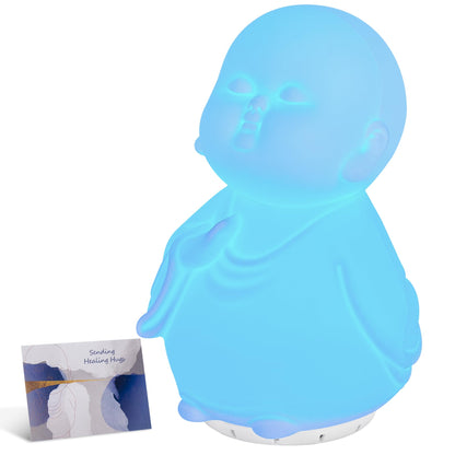 Guided Visual Meditation Tool, Mindfulness Breathing Light with Sound, Stress & Anxiety Relief Items, Relaxing Self Care Gift for Kids, Adults, Women, Men