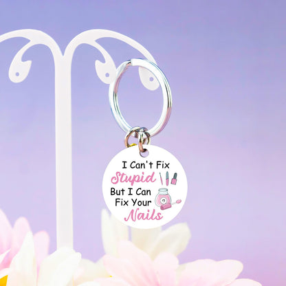 Nail Tech Gifts Manicurist Keychain Nail Tech Decor Gifts for Women Nails Techs Artist Salon Gift for Nails Technician Manicurist Birthday Christmas Gift Ideas