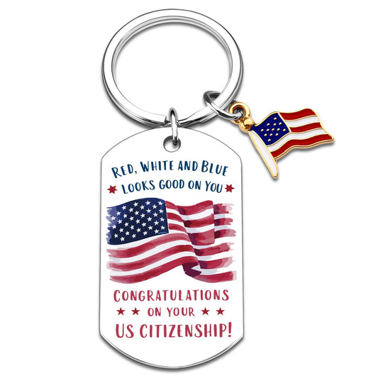 American Citizenship Gifts Proud To Be An American Gift For Women Men America Citizenship Congratulations Gifts For New US Citizen Mother Fathers Day Christmas