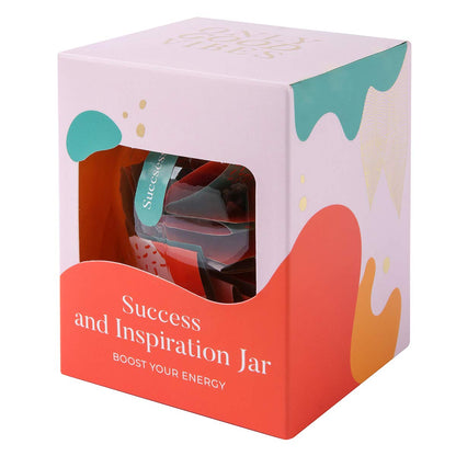 Only Good Vibes Success and Inspiration Jar – 31 Motivational Quotes with Daily Encouragement for Goals and Resilience – Compact Desk Gift for Women, Men, Teens – Pull a Quote, Get Inspired