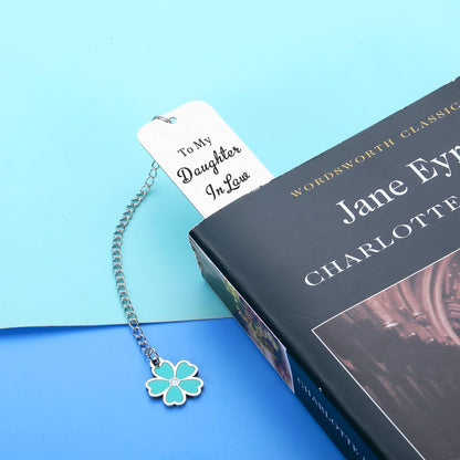 Future Daughter in Law Gifts from Mother in Law Daughter in Law Mothers Day Birthday Gifts for Daughter-in-Law Anniversary Wedding Gift for Bride from Mother-in-Law Bookmark for Book Lover Christmas