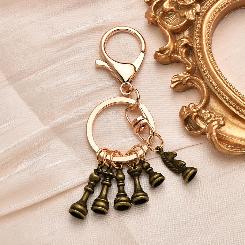 Kilener Chess Keychain Gifts for Men Women Key Chains for Car Keys Purse Bag Charms for Handbags Accessories