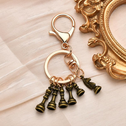 Kilener Chess Keychain Gifts for Men Women Key Chains for Car Keys Purse Bag Charms for Handbags Accessories