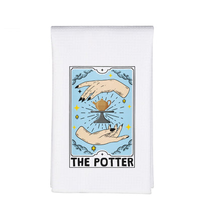 MBMSO Pottery Gifts Ceramic Pottery Towel Clay Pottery Maker Gift for Pottery Lover The Potter Ceramic Artist Gift Clay Towel (Pottery TW)