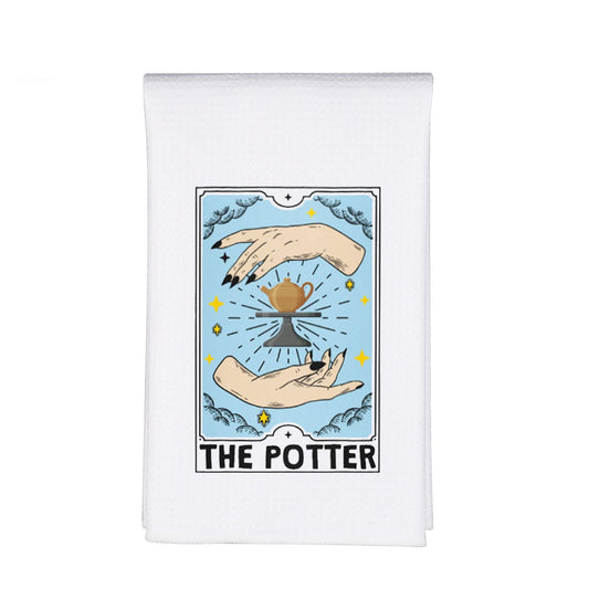 MBMSO Pottery Gifts Ceramic Pottery Towel Clay Pottery Maker Gift for Pottery Lover The Potter Ceramic Artist Gift Clay Towel (Pottery TW)