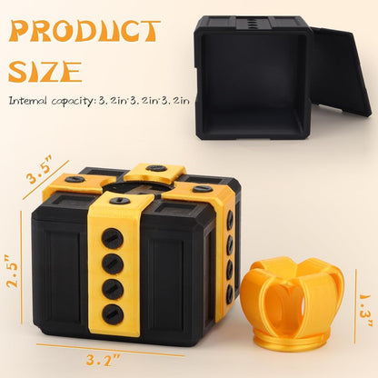 Annoying Nested Screw Gift Box - 3D Printed Prank Present with Interactive Screw Puzzle, Hilarious Gag Gift for Adults & Teens (Christmas, Birthday, Parties)#6