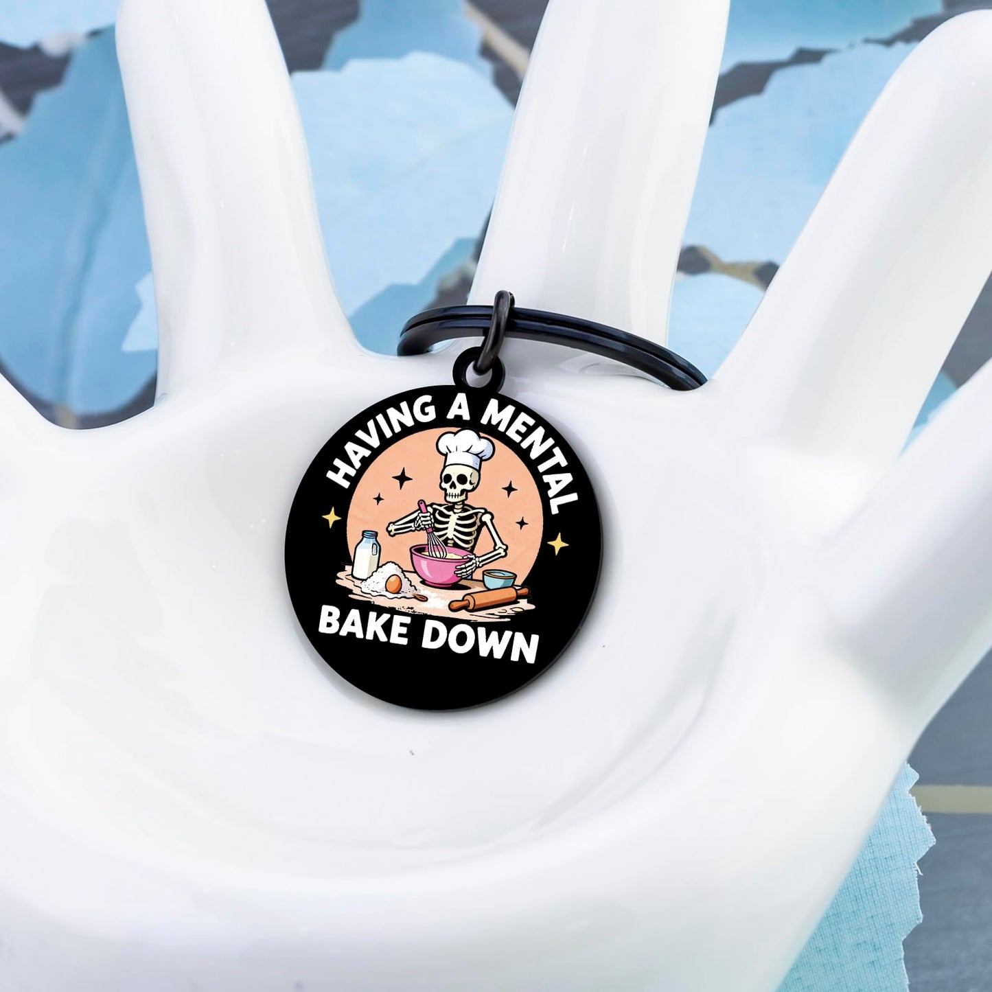 Funny Baking Gifts for Women Baker Gifts for Women Best Gifts for Bakers Women Baking Lovers Gift Ideas Cute Chef Baker Gifts Baking Keychain Accessories Cookie Keychain Bakers Presents
