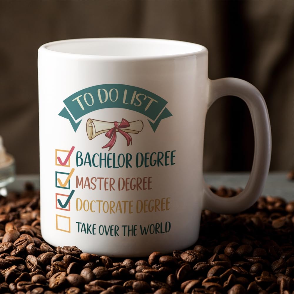 PhD Mug, Doctor Graduation Gifts, Doctorate Degree New Phd Tea Cup 11OZ
