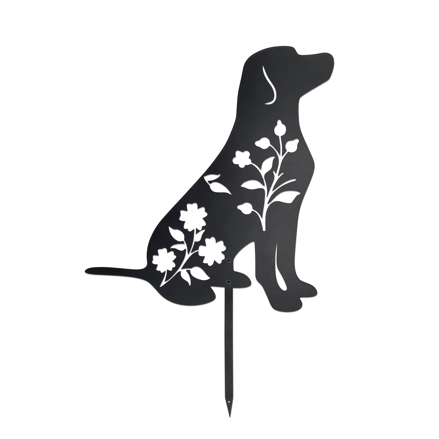 Labrador Retriever Garden Stake - Durable Outdoor Dog Statue for Lawn Décor