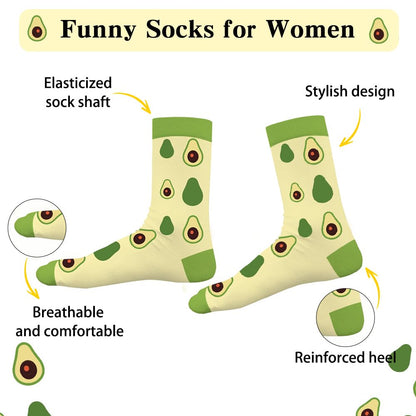 Gifts for Women Girl,Fruit Funny Socks - Christmas Birthday Fruit Gifts for Teen Girl Girlfriend Sisters Daughter