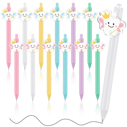 12 Pcs Tooth Fairy Wand Pens, Cute Tooth Fairy Gifts for Lost Teeth Rewards, Fun Writing Pens for Prizes, Dental Hygiene Rewards & Birthday Party Favors