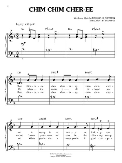 Mary Poppins – Big Note Piano Songbook | 11 Classic Songs from the Disney Movie with Easy Arrangements and Lyrics | Hal Leonard Sheet Music for Beginners and Advanced Players