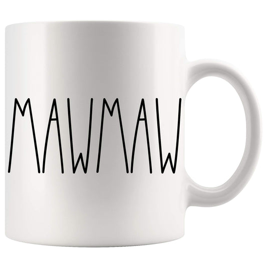 Mawmaw Coffee Mug - Christmas, Birthday, Mother's Day/Father's Day Gift for the Best Mawmaw Ever - 11oz Family Cup