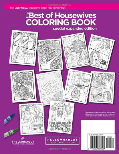Best of Housewives Coloring Book