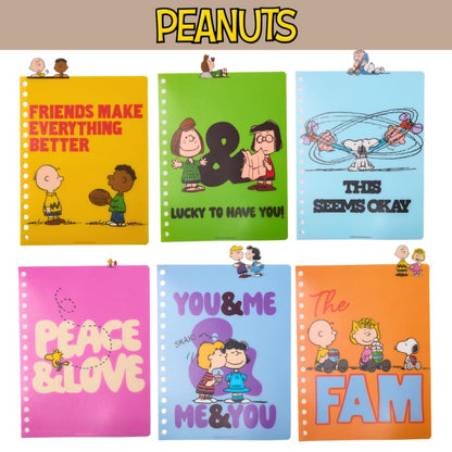Peanuts Gang Journal Notebook, Spiral Bound, 144 Lined Pages, 8 x 7 inches – Peanuts Snoopy Charlie Brown