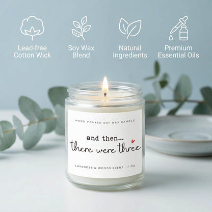 New Mom Gifts, Postpartum Gift for Moms, Gift for New Moms After Birth, New Parents Gifts for Couple, First Time Mom to Be - Lavender Scented Candle 7oz