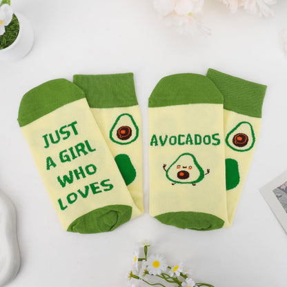 Gifts for Women Girl,Fruit Funny Socks - Christmas Birthday Fruit Gifts for Teen Girl Girlfriend Sisters Daughter