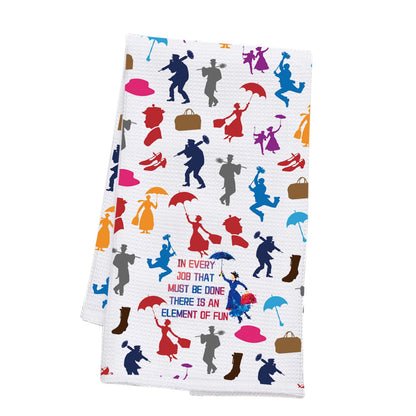 BDPWSS Mary Umbrella Kitchen Towel Mary Musical Fans Gift for in Every Job That Must Be Done There is an Element of Fun Gift (in Every Job TW)