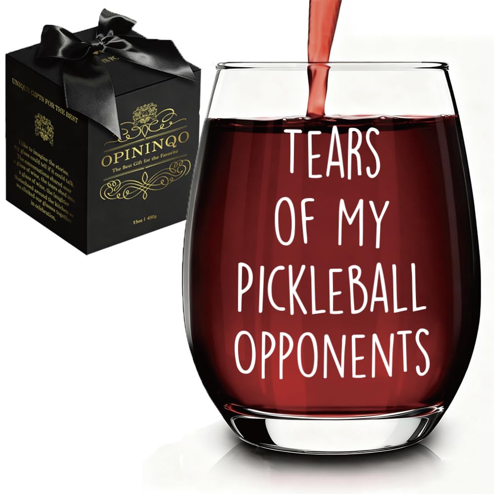 Pickleball Gifts for Women, Men - Tears of My Pickleball Opponents Pickle Ball Accessories, Funny Sports Themed Gifts for Pickle ball Lovers, Players - Funny Christmas Birthday Present for Dad, Mom