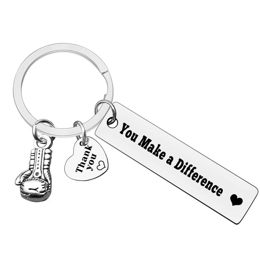 Xiahuyu Boxing Gift Boxing Gloves Keychain Thank You Gift for Boxer Boxing Coach Appreciation Gift Boxing Lover Gift