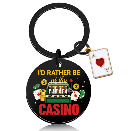 Slot Machine for Men Women Casino Gifts for Gamblers Friends Coworkers Gambling Gifts for Gambling Lovers Lucky Casino Theme Gift Funny Slot Machine Keychain Accessories