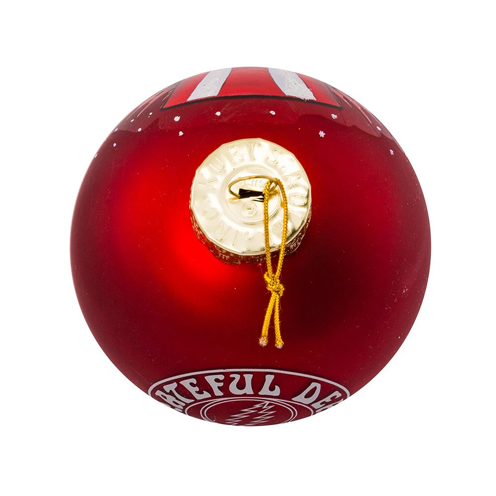 Kurt Adler GD4171 80mm Grateful Dead Glass Ball