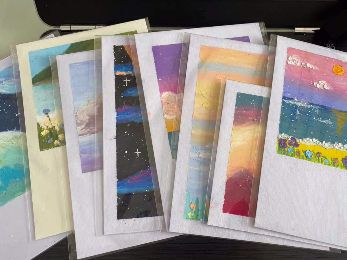 Delatanus 4-5/8'' X 5-3/4'' Cello Cellophane Bags - Fits A2 Card w/Envelope Photos Jewelry Candy Treats Cookie Resealable Clear Plastic Sleeves (100 Count)