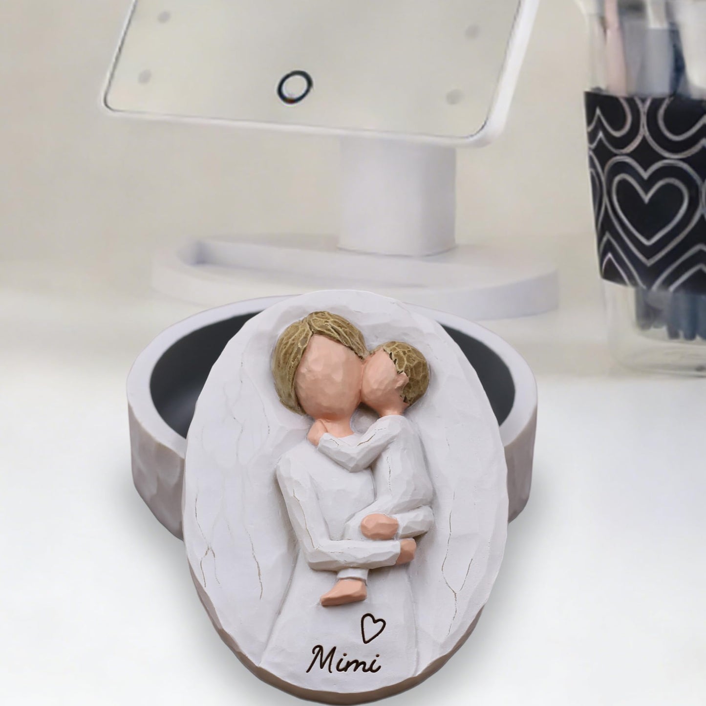 Mimi Gifts for Grandma, Gifts for Mimi for Birthday, Mother’s Day and Christmas, Sculpted Hand-Painted Keepsake Box