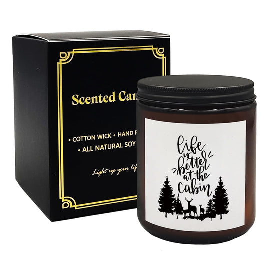 Mancheng-zi Life is Better at The Cabin Scented Candles, Cabin Gifts and Decor